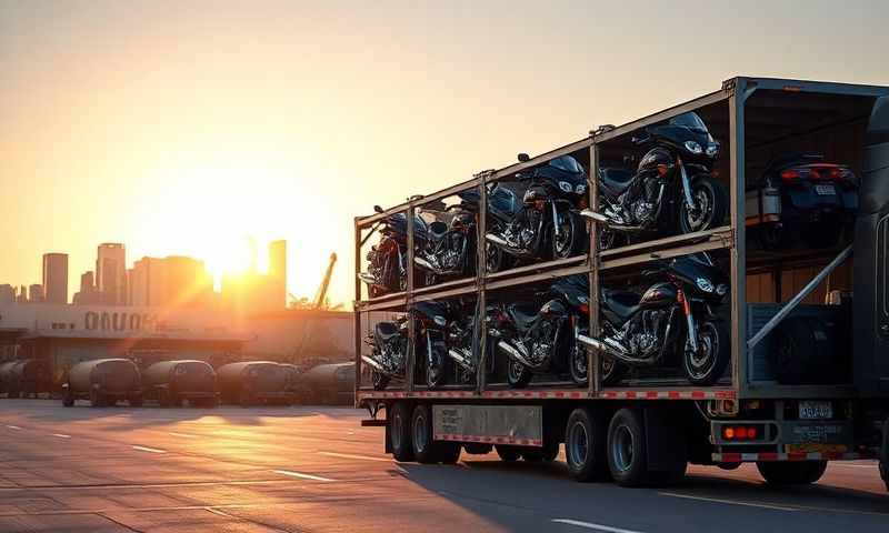 Stanley, North Dakota motorcycle shipping transporter