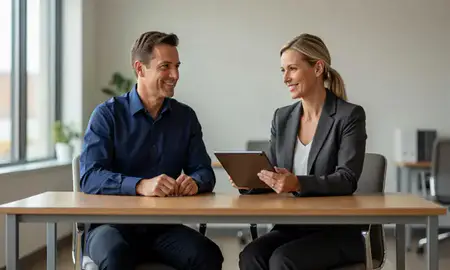 Customer discussing car shipping options in Watford City, North Dakota, United States