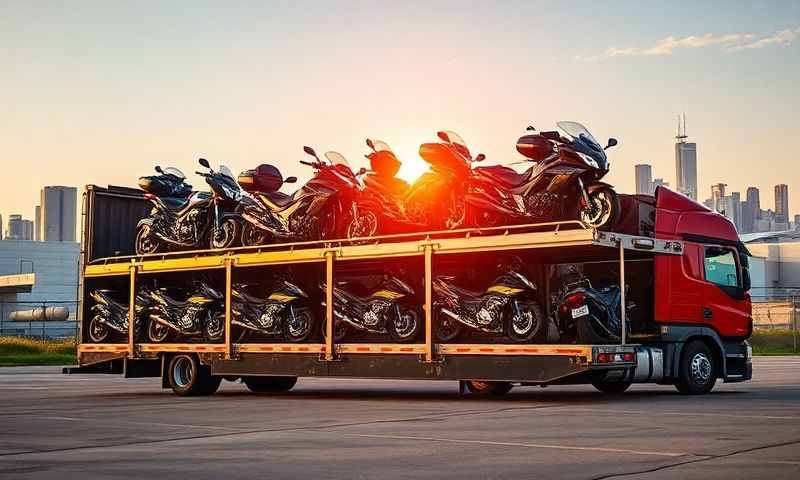 Williston, North Dakota motorcycle shipping transporter