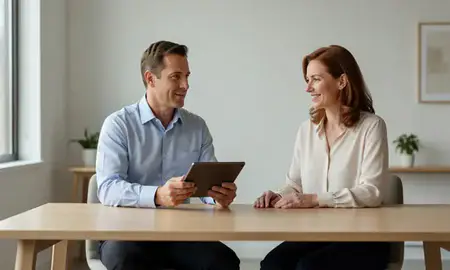 Customer discussing car shipping options in Euclid, Ohio, United States