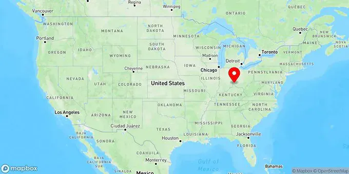 Map of Fairfield, Ohio, United States