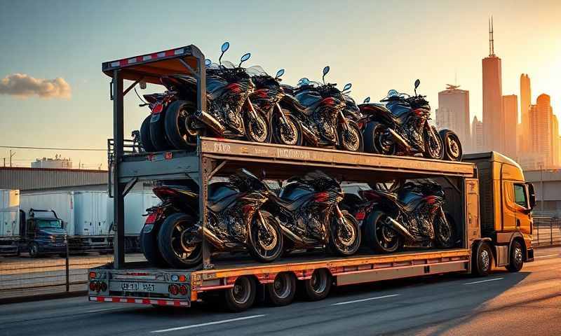 Grove City, Ohio motorcycle shipping transporter