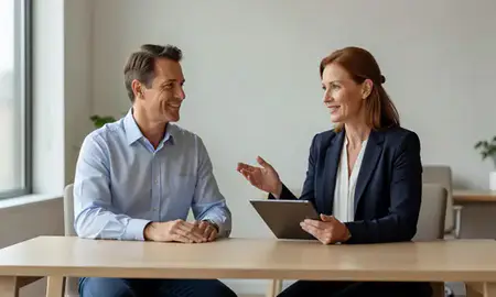 Customer discussing car shipping options in Lakewood, Ohio, United States