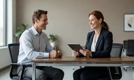 Customer discussing car shipping options in Mentor, Ohio, United States