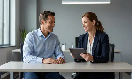Customer discussing car shipping options in Parma, Ohio, United States