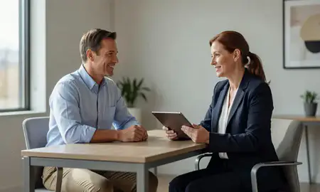 Customer discussing car shipping options in Oklahoma, United States