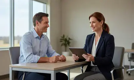 Customer discussing car shipping options in Bixby, Oklahoma, United States