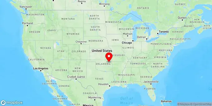 Map of Claremore, Oklahoma, United States