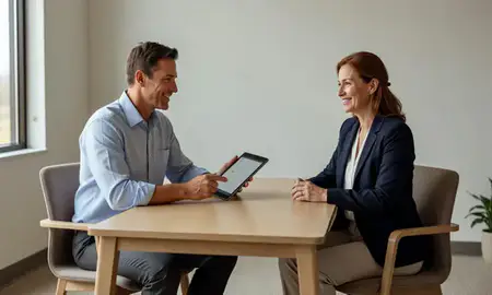 Customer discussing car shipping options in Enid, Oklahoma, United States