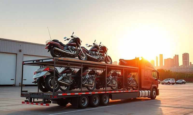 Midwest City, Oklahoma motorcycle shipping transporter