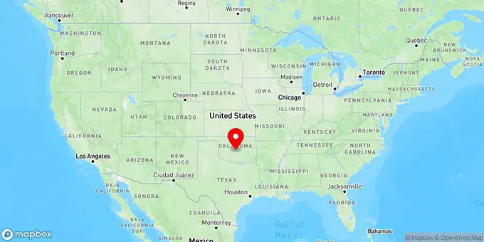 Map of Moore, Oklahoma, United States