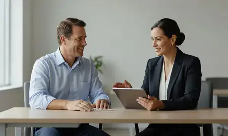 Customer discussing car shipping options in Muskogee, Oklahoma, United States