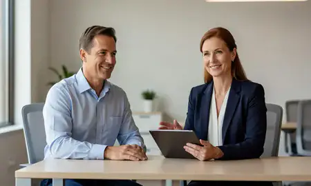 Customer discussing car shipping options in Owasso, Oklahoma, United States