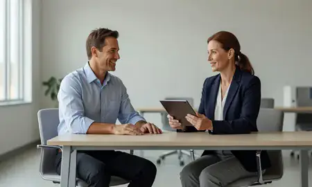 Customer discussing car shipping options in Sand Springs, Oklahoma, United States