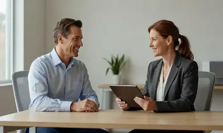 Customer discussing car shipping options in Grants Pass, Oregon, United States