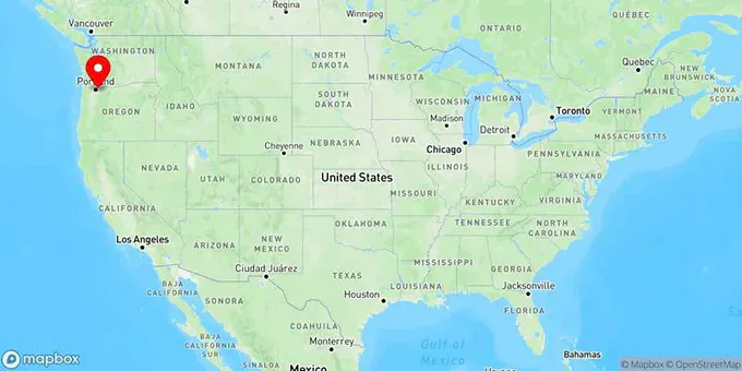 Map of Gresham, Oregon, United States