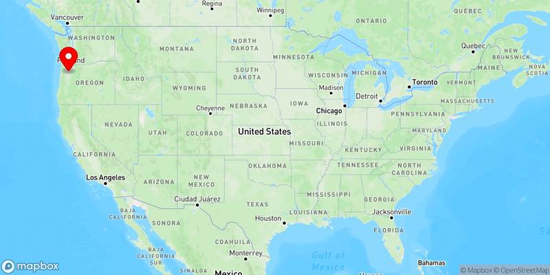 Map of Hayesville, Oregon, USA