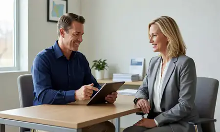 Customer discussing car shipping options in McMinnville, Oregon, United States