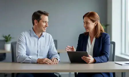 Customer discussing car shipping options in Redmond, Oregon, United States