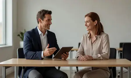 Customer discussing car shipping options in Salem, Oregon, United States