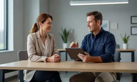 Customer discussing car shipping options in Springfield, Oregon, United States