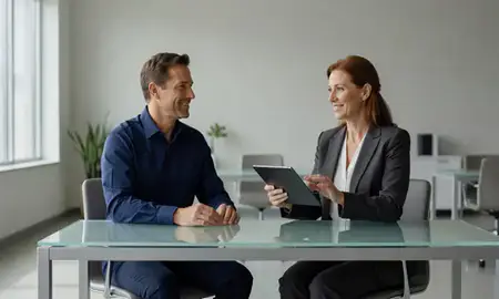 Customer discussing car shipping options in Allison Park, Pennsylvania, United States