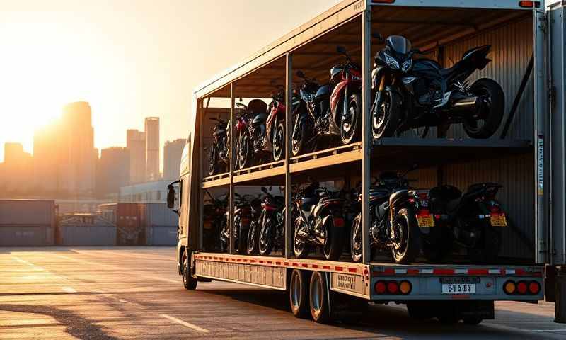 Erie, Pennsylvania motorcycle shipping transporter