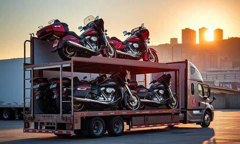 Harrisburg, Pennsylvania motorcycle shipping transporter