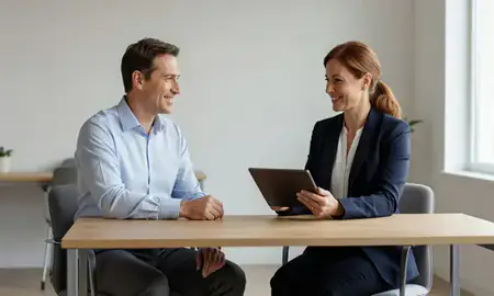 Customer discussing car shipping options in Lebanon, Pennsylvania, United States