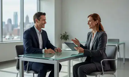 Customer discussing car shipping options in Philadelphia, Pennsylvania, United States