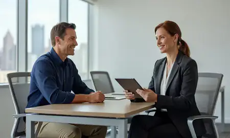Customer discussing car shipping options in Pittsburgh, Pennsylvania, United States