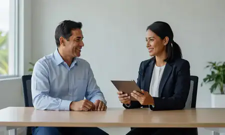 Customer discussing car shipping options in Arecibo, Puerto Rico, United States