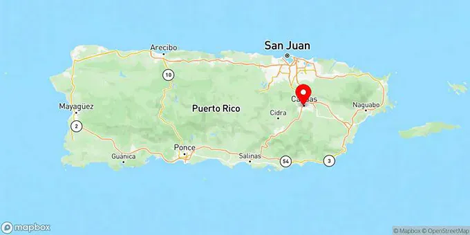 Map of Caguas, Puerto Rico, United States