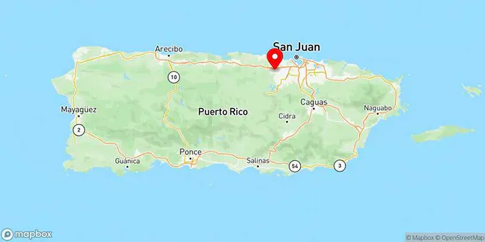 Map of Candelaria, Puerto Rico, United States