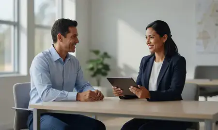Customer discussing car shipping options in Canóvanas, Puerto Rico, United States