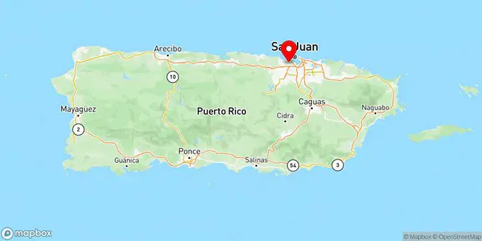 Map of Cataño, Puerto Rico, United States