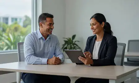 Customer discussing car shipping options in Guaynabo, Puerto Rico, United States