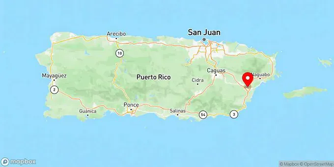 Map of Humacao, Puerto Rico, United States