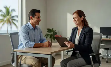 Customer discussing car shipping options in Isabela, Puerto Rico, United States