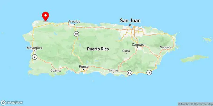 Map of Isabela, Puerto Rico, United States