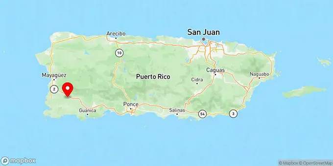 Map of San Germán, Puerto Rico, United States