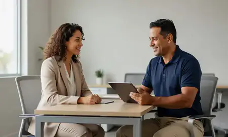 Customer discussing car shipping options in Trujillo Alto, Puerto Rico, United States