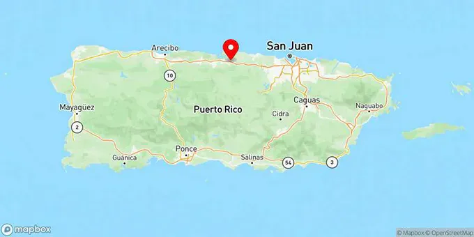 Map of Vega Baja, Puerto Rico, United States