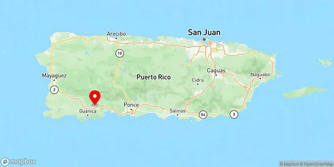 Map of Yauco, Puerto Rico, United States