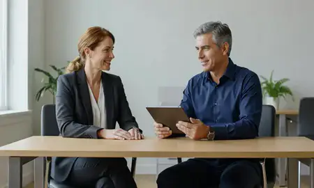Customer discussing car shipping options in Chepachet, Rhode Island, United States