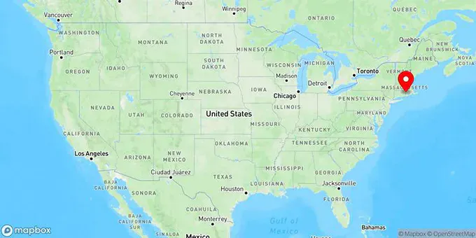 Map of Greene, Rhode Island, United States