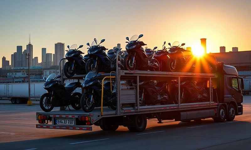 Harmony, Rhode Island motorcycle shipping transporter