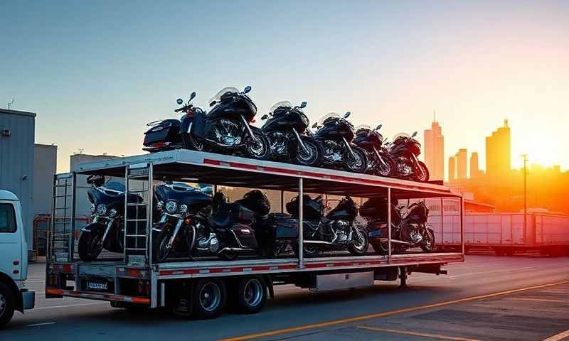 Misquamicut, Rhode Island motorcycle shipping transporter