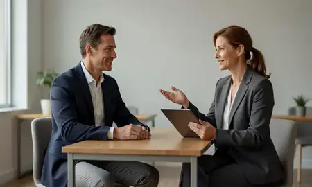 Customer discussing car shipping options in Providence, Rhode Island, United States