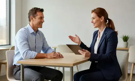 Customer discussing car shipping options in Anderson, South Carolina, United States